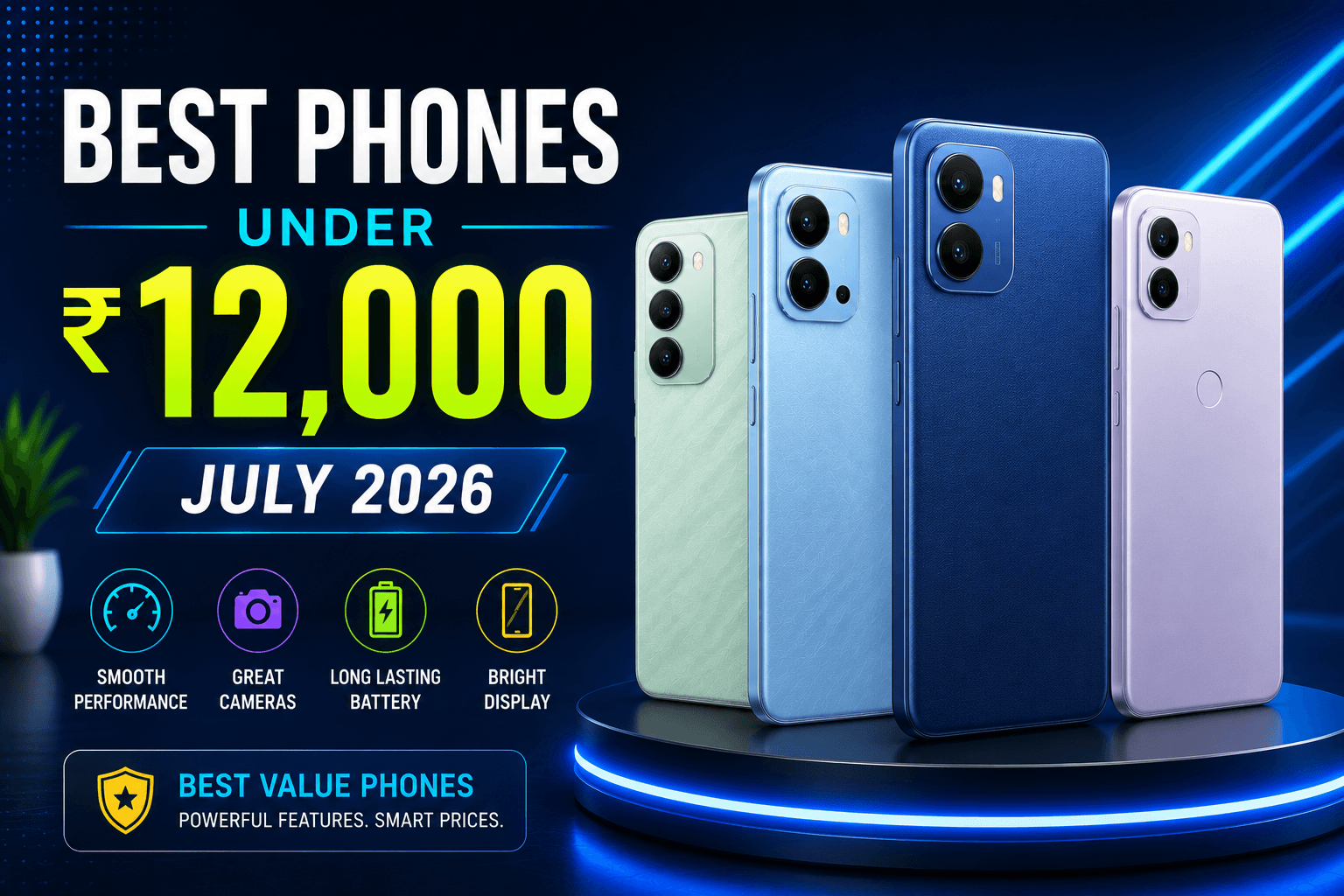 Best Phones Under ₹12,000 in India – July 2026