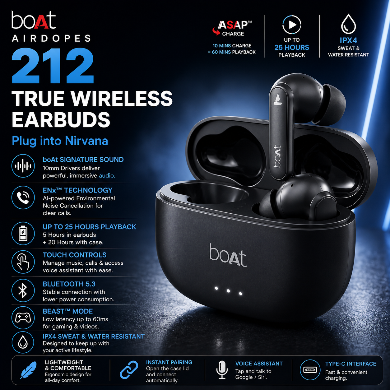 boAt Airdopes 212