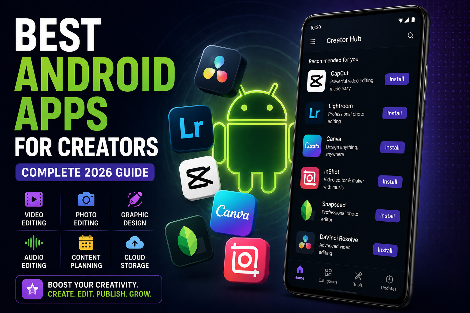 Best Android Apps for Creators