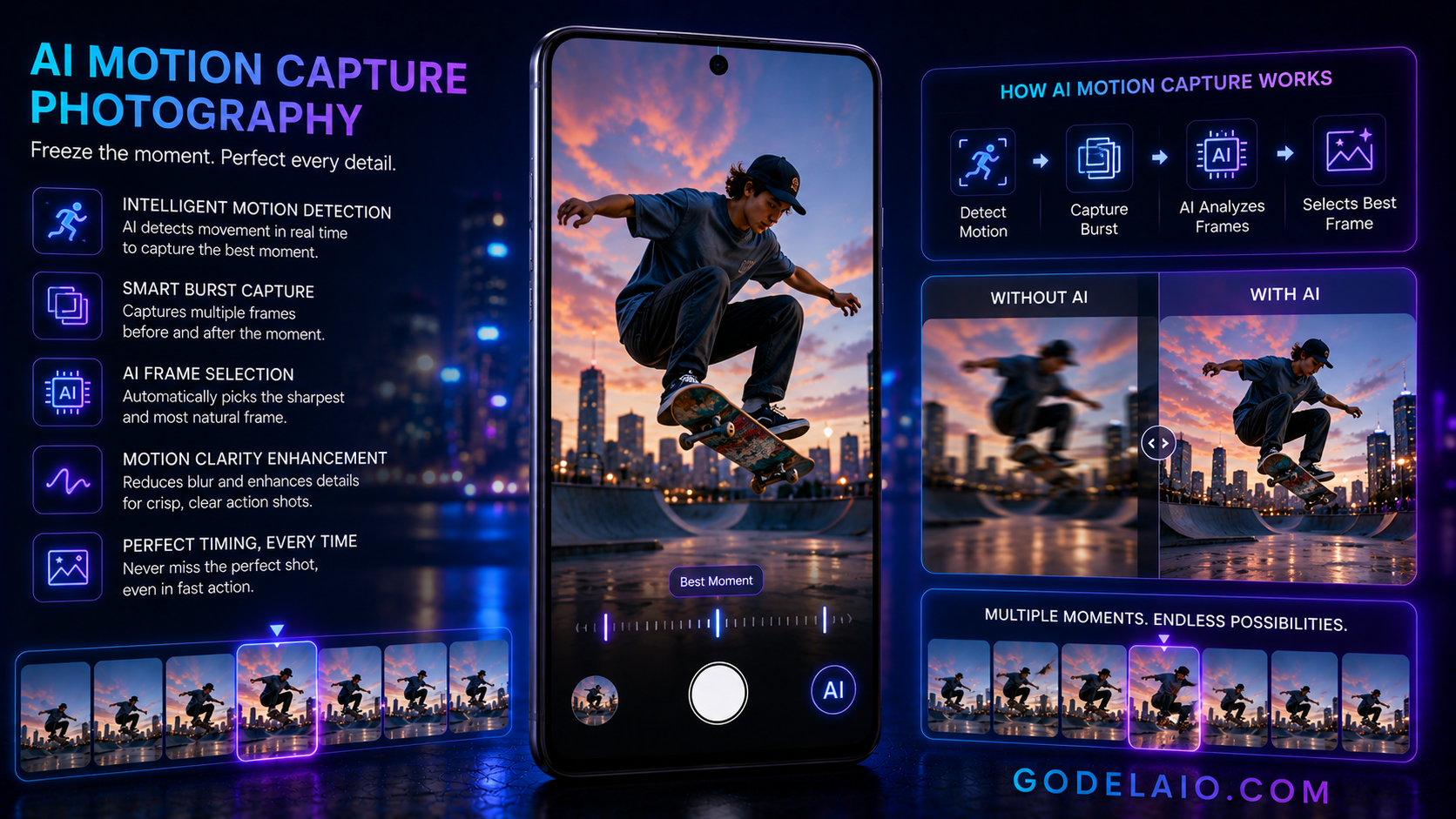AI Motion Capture Photography: Sharper Photos of Kids, Pets and Sports