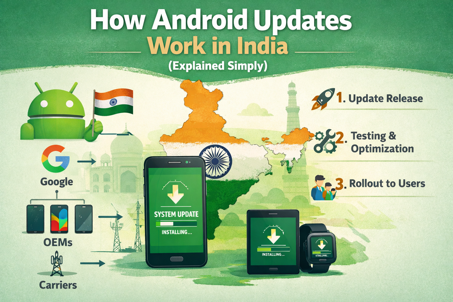 How Android Updates Work in India (Explained Simply)