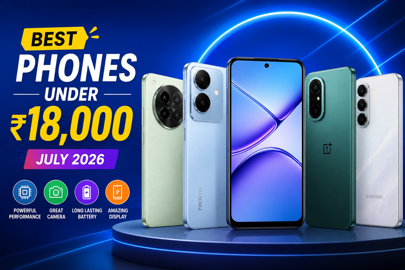 Best Phones Under ₹18,000 in India (July 2026)