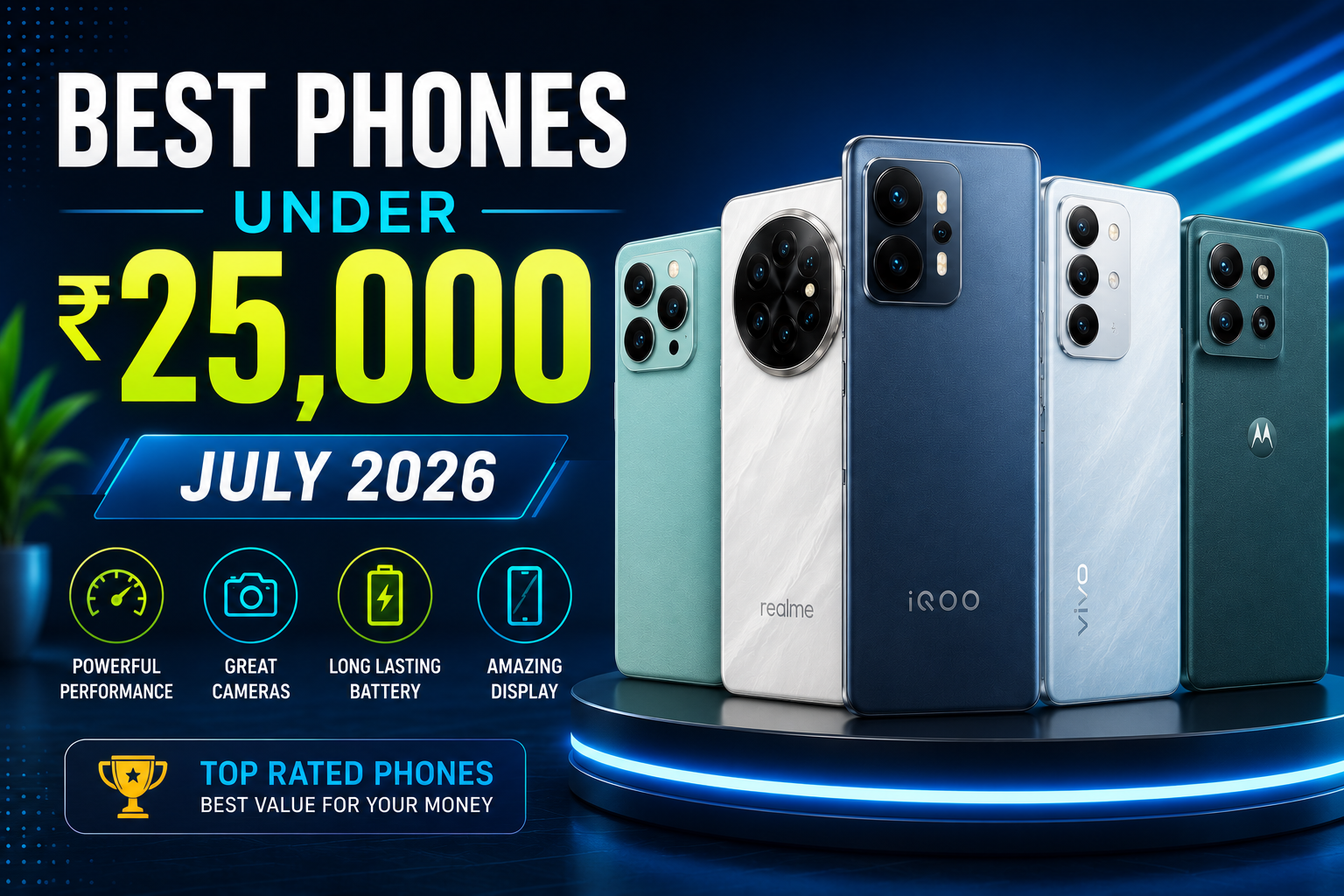 Best Phones Under ₹25,000 in India (July 2026)