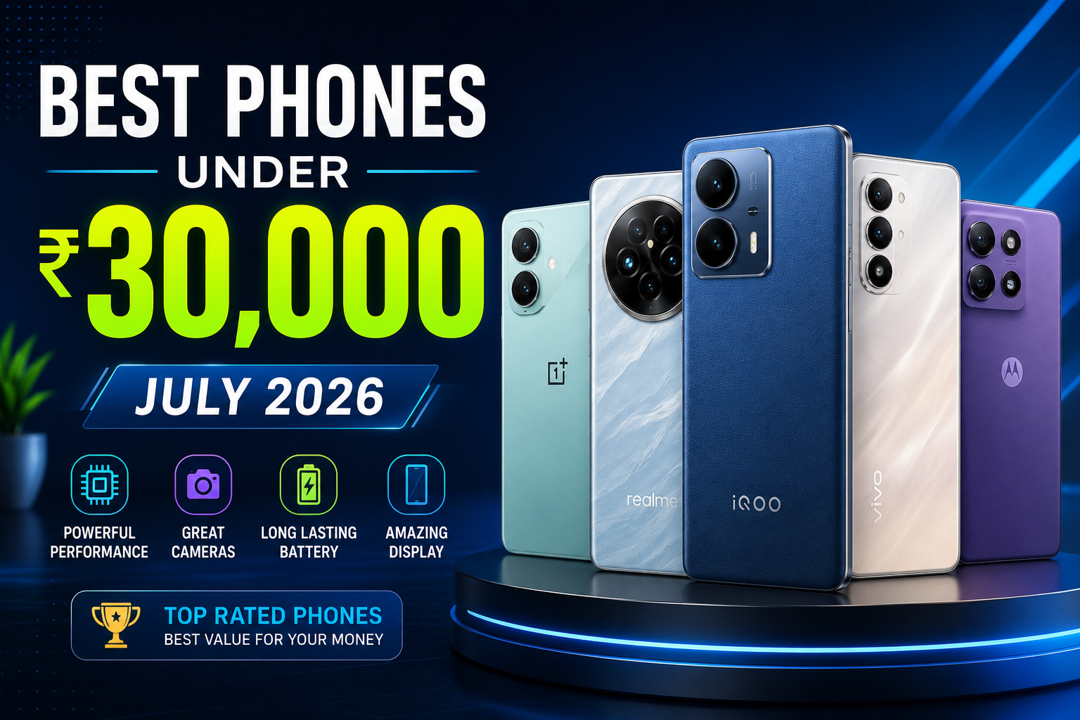Best Phones Under ₹30,000 in India (July 2026)