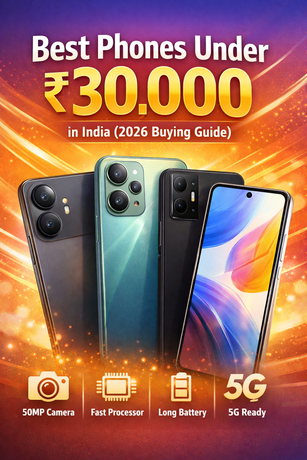 Best Phones Under ₹30,000 in India (2026 Buying Guide)