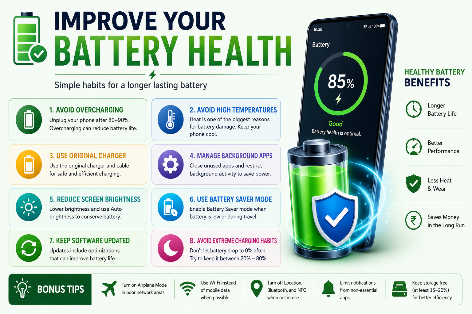 Best Practices to Improve Battery Health