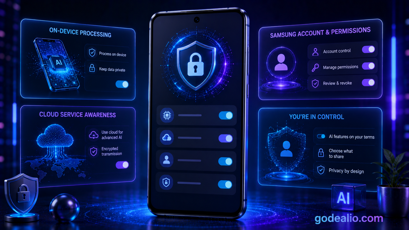 Samsung Galaxy AI Privacy Guide: On-Device Processing, Cloud AI and Data Controls