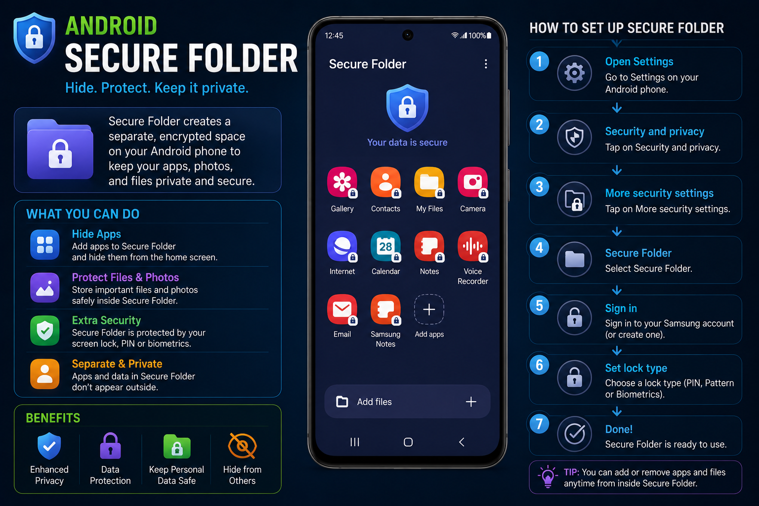 Hide Apps on Samsung (One UI)