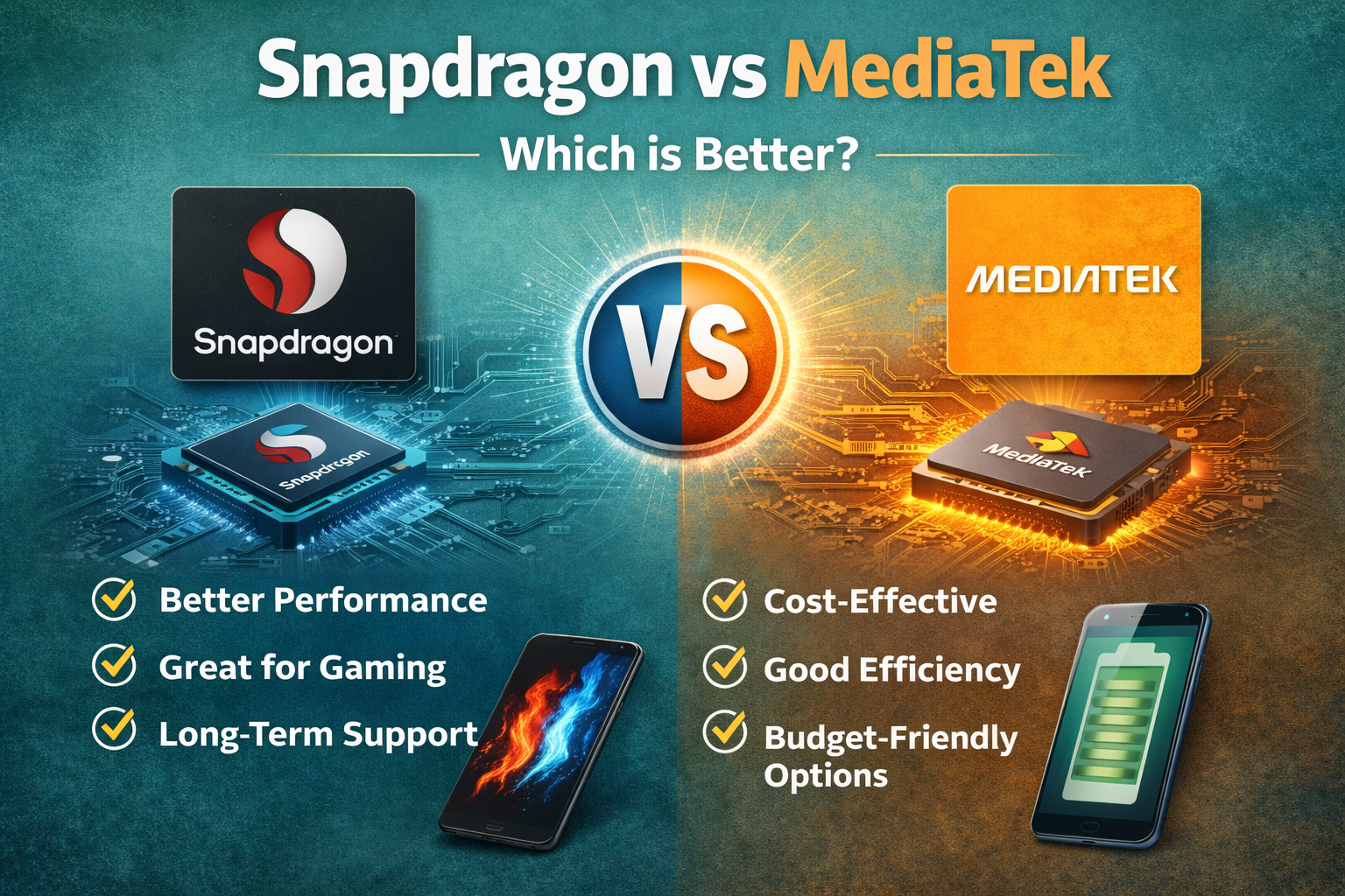 Snapdragon vs MediaTek: Which Is Better in 2026?