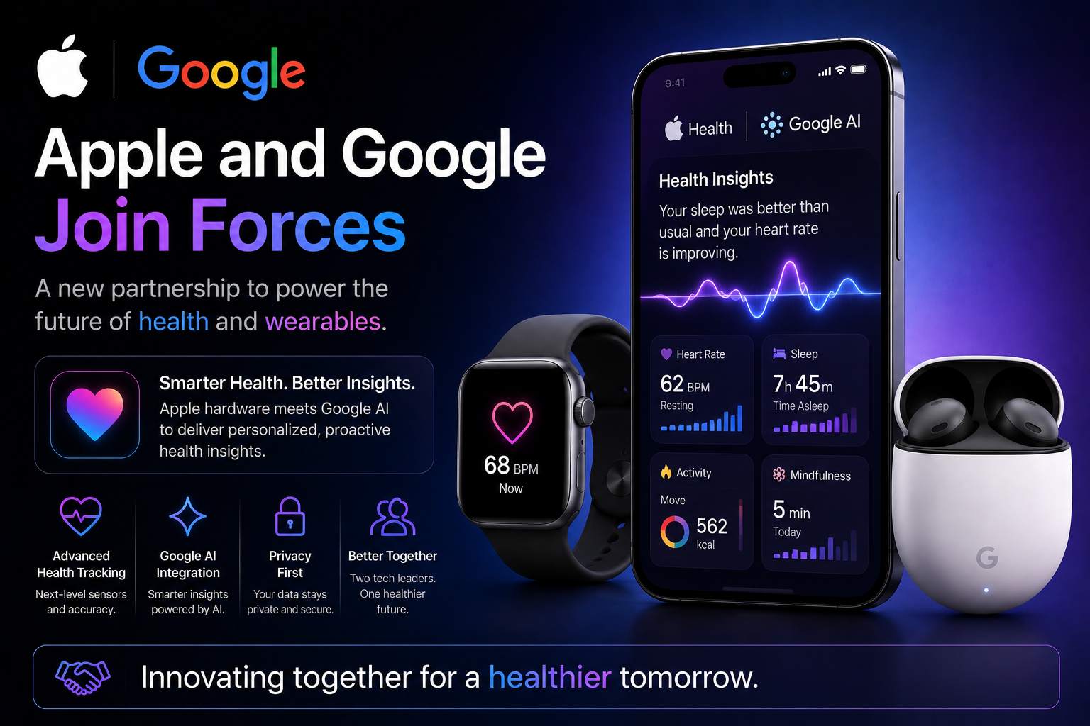 Apple's Partnership With Google Could Supercharge Its Health Suite and Wearables. Here's How.