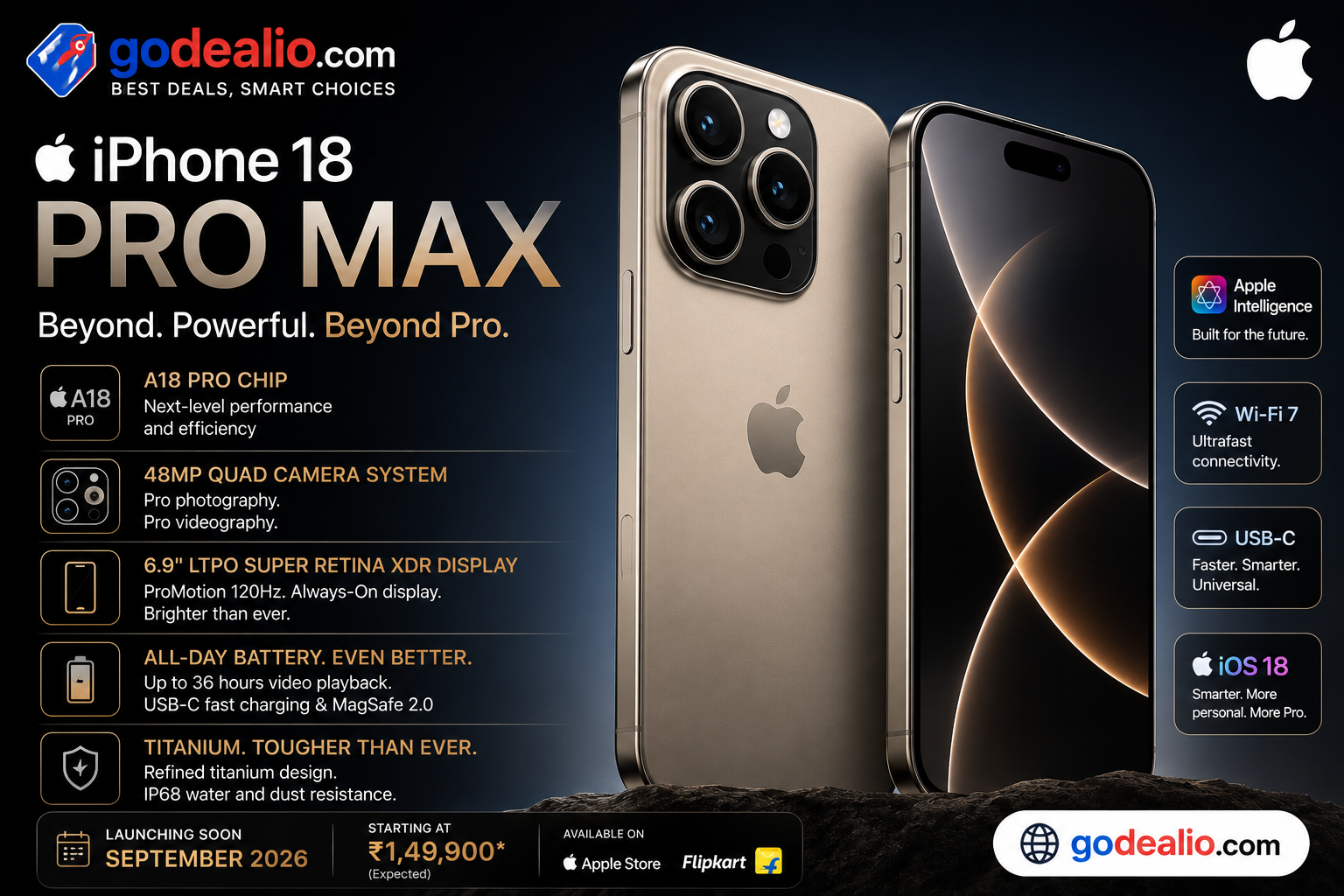 Apple iPhone 18 Pro Max to Launch Later This Year: Here’s Everything We Know So Far