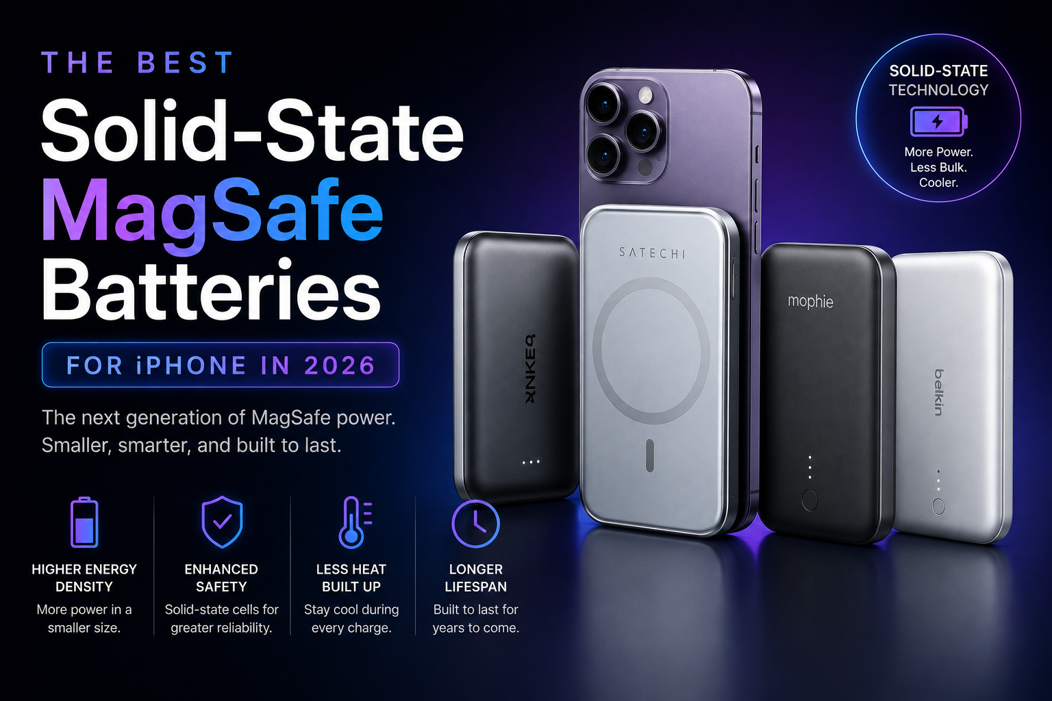 The Best Solid-State MagSafe Batteries for Your iPhone in 2026