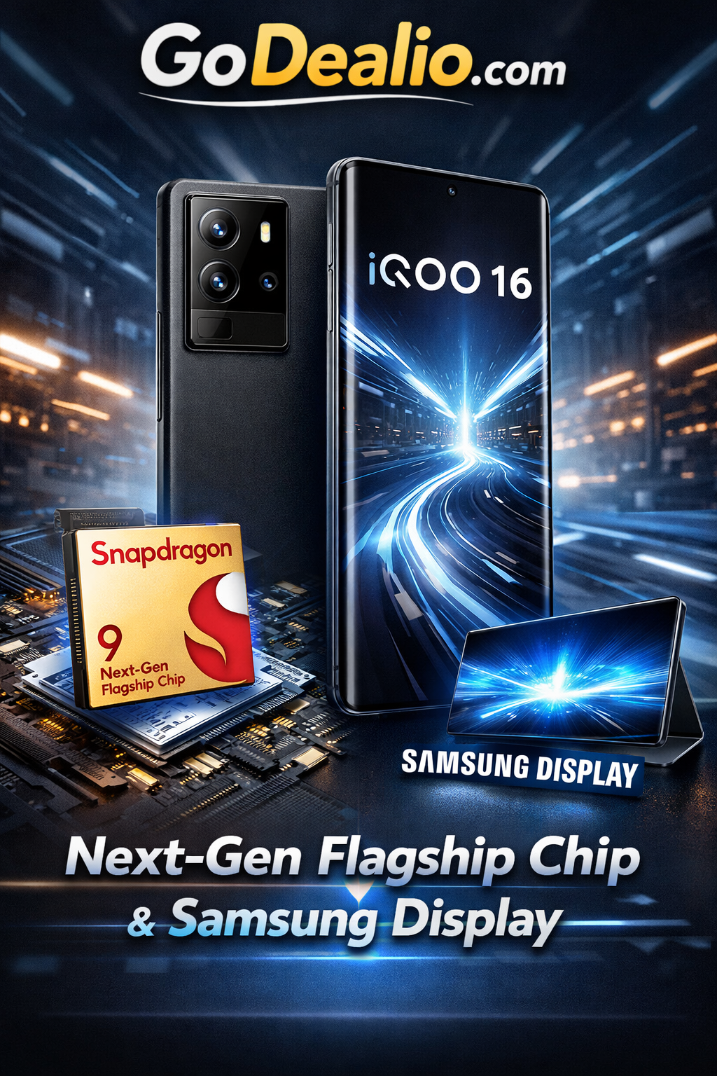 iQOO 16 could feature Qualcomm’s next flagship chip and upgraded Samsung display
