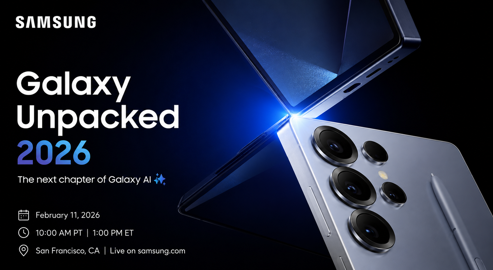 Samsung Galaxy Unpacked July 2026 Preview: Galaxy Z Fold 8 Ultra, Fold 8, Flip 8, New Galaxy Watches and AI Features Expected