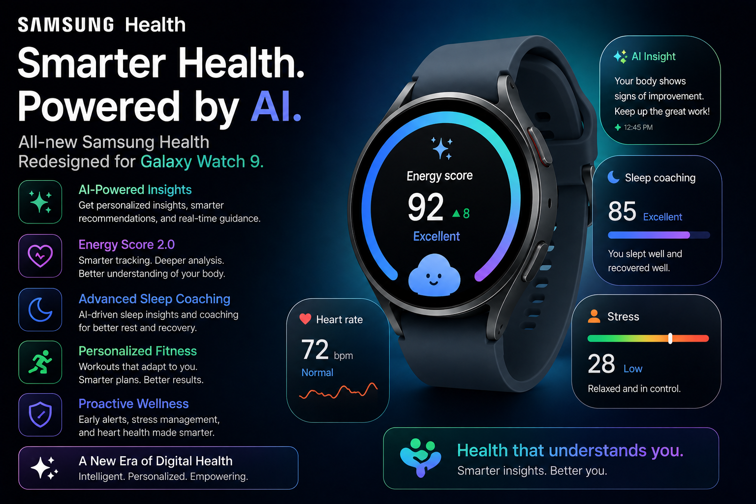 Samsung Health App Is Getting a Big AI-Centric Redesign Ahead of Galaxy Watch 9
