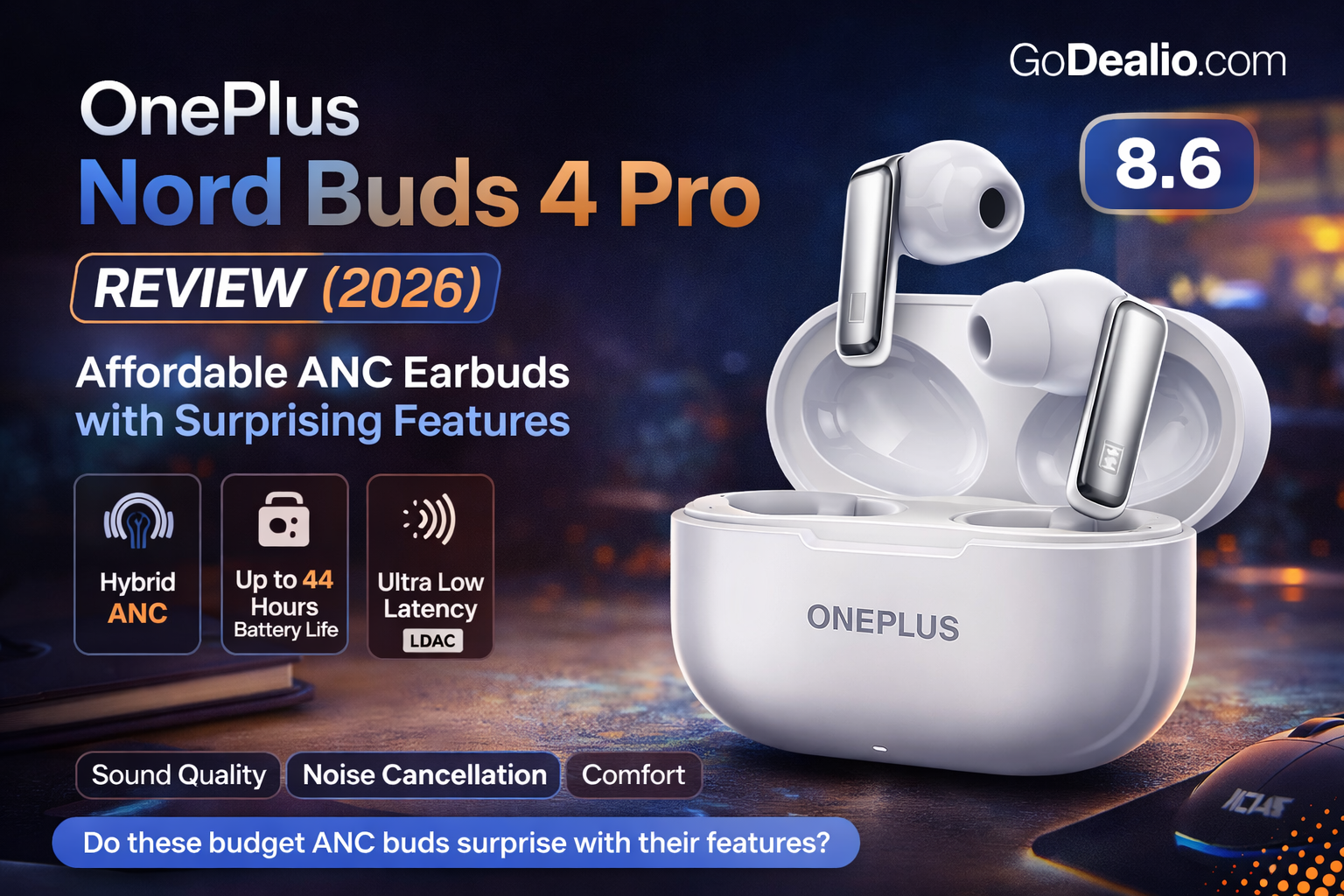 OnePlus Nord Buds 4 Pro Review (2026): Budget ANC Done Right