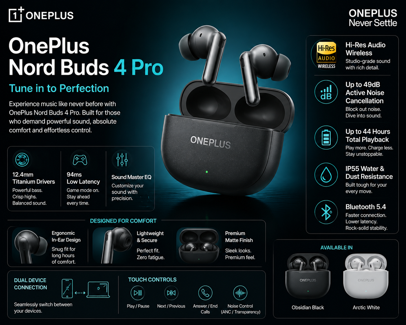 OnePlus Nord Buds 4 Pro Review (2026): premium features at mid-range price